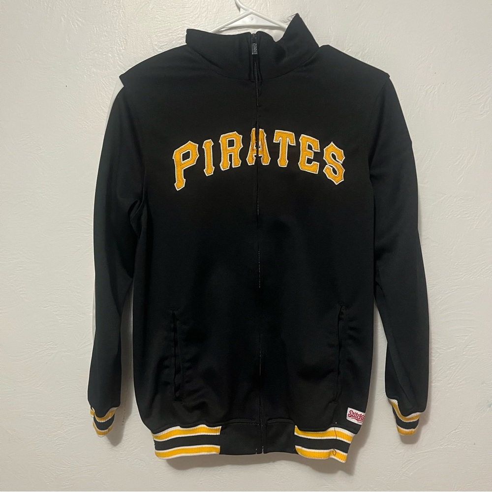 Stitches vintage Monochrome Pittsburgh Pirates jacket women’s medium